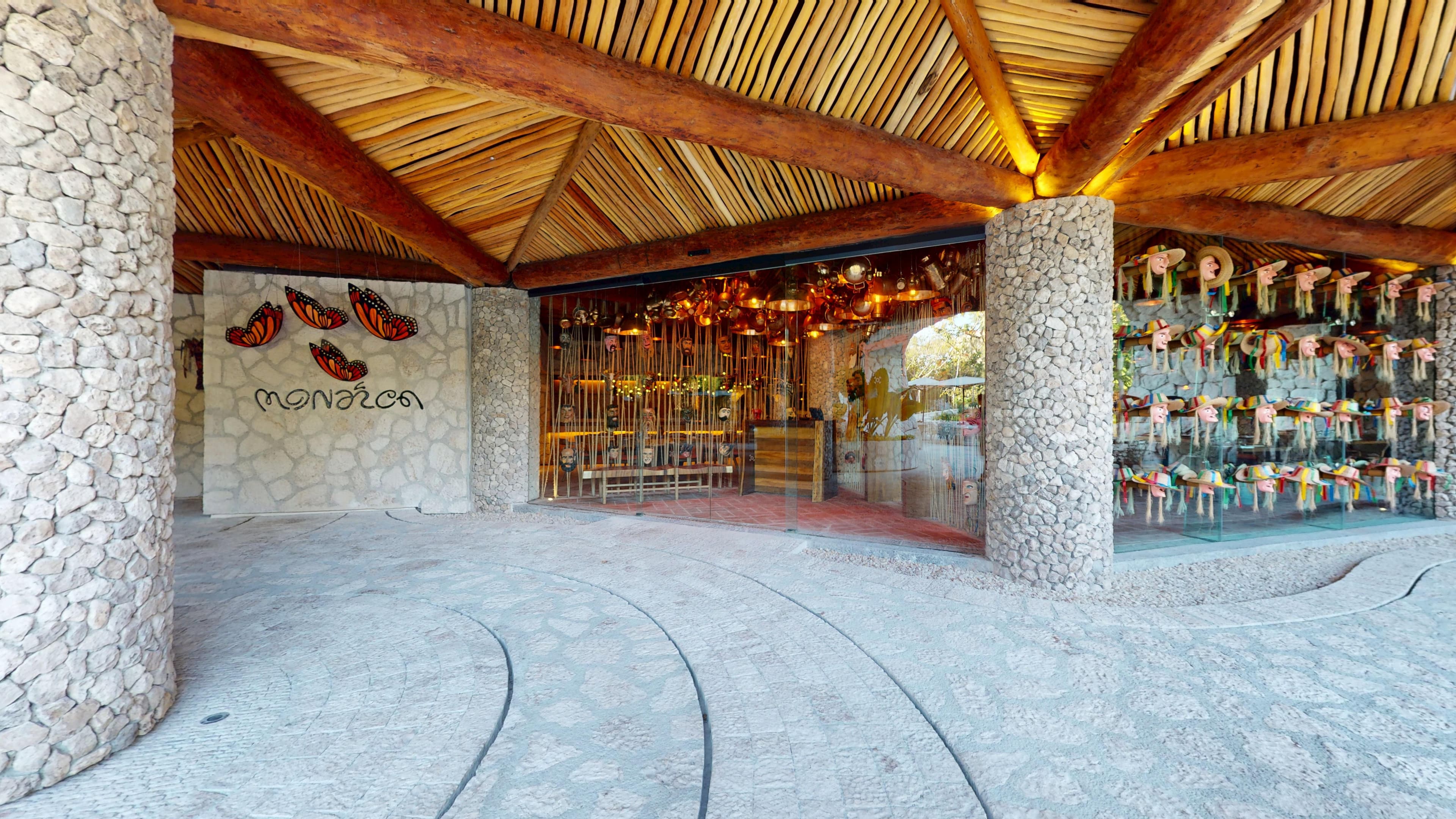 Monarca at Hotel Xcaret Mexico